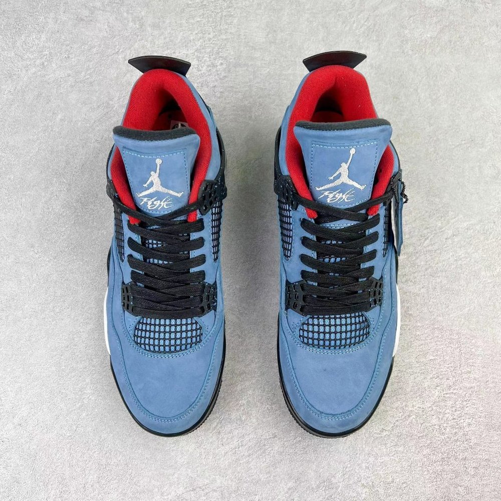 travis scott x air jordan aj4 ts co-branded Ice Blue